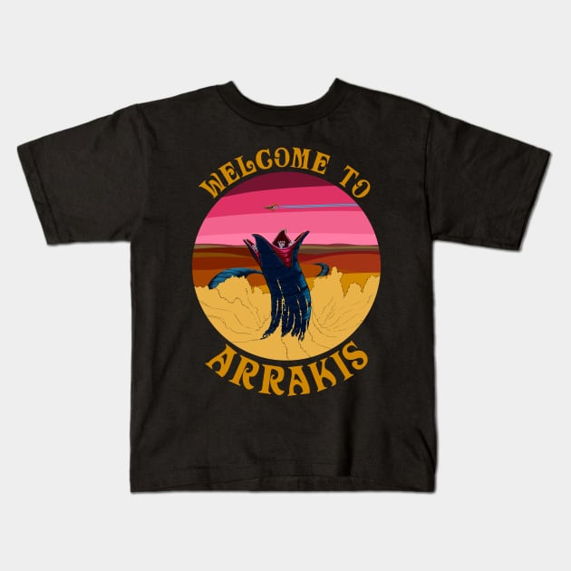 Welcome to Arrakis Kids T-Shirt by krls